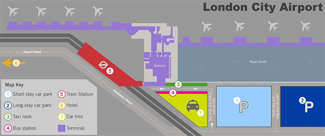 city airport terminal layout